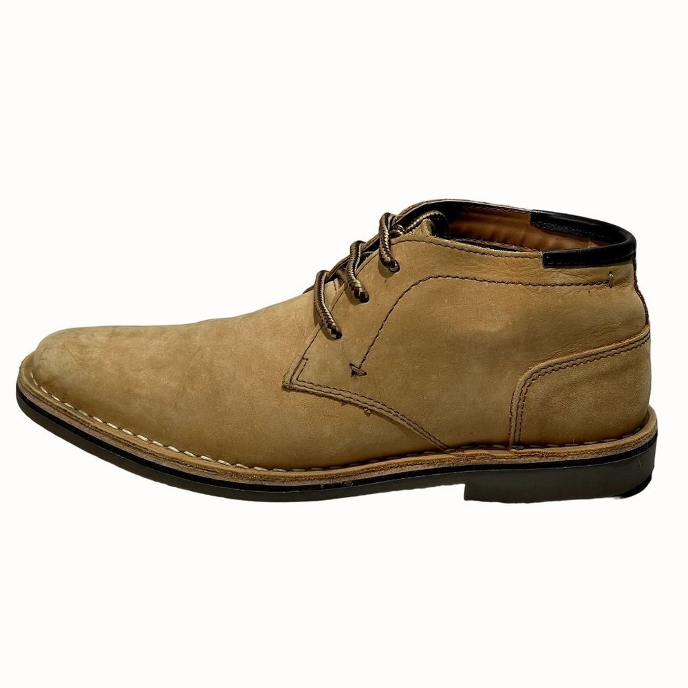 Steve Madden Harken 377 Mens‎ Honey Leather Chukka Ankle Booties Size 7.5